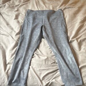 ZYIA Silver Metallic 33 inch Leggings 16-18